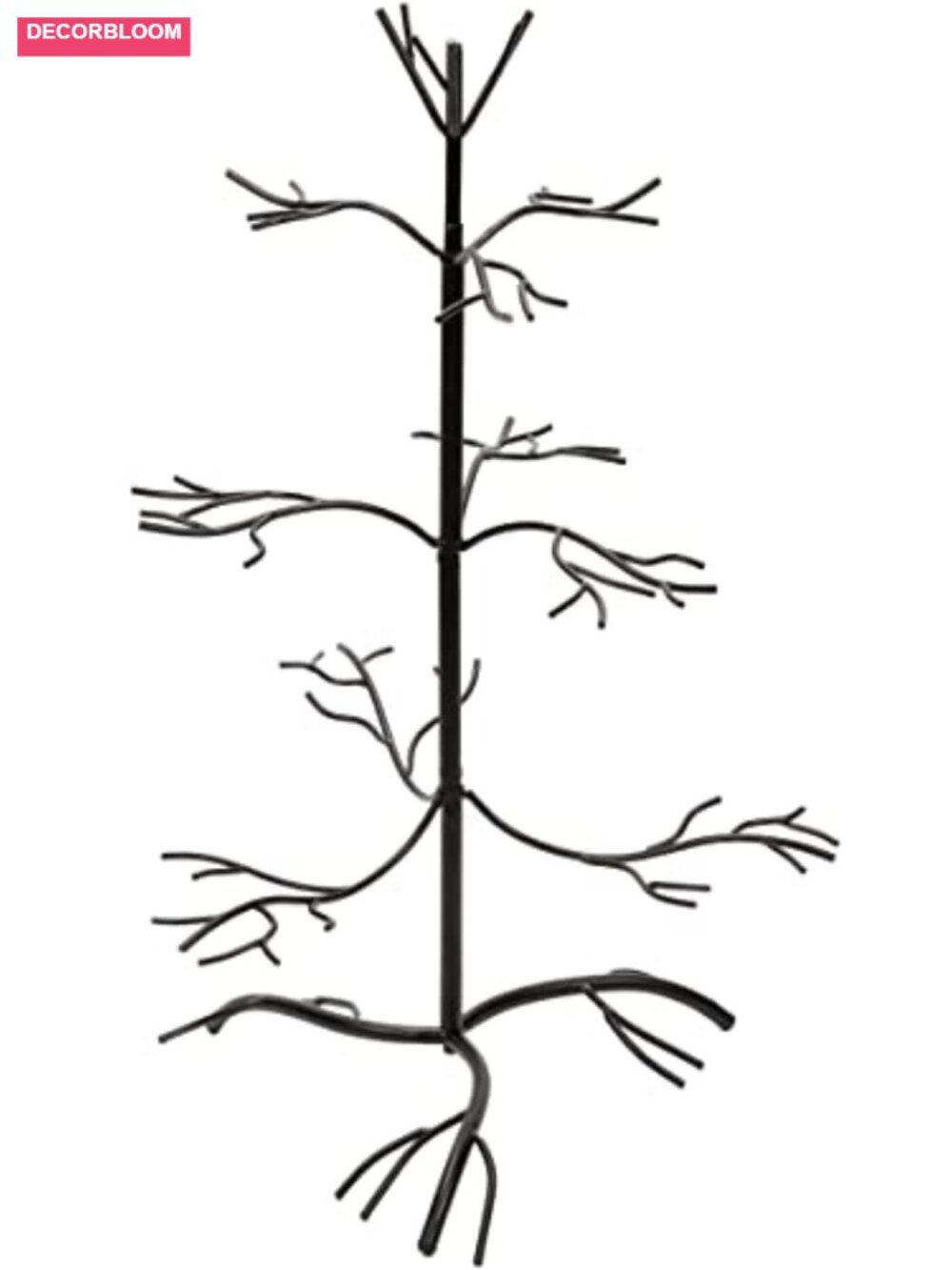 Ornament Tree Jewelry & Accessory Display Stand Iron 25"
